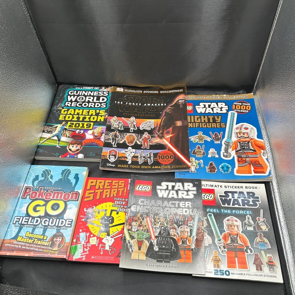 Video Game Books Lot of 13 Gamer's‎ Guide Pokemon Star Wars Lego Game Informer
